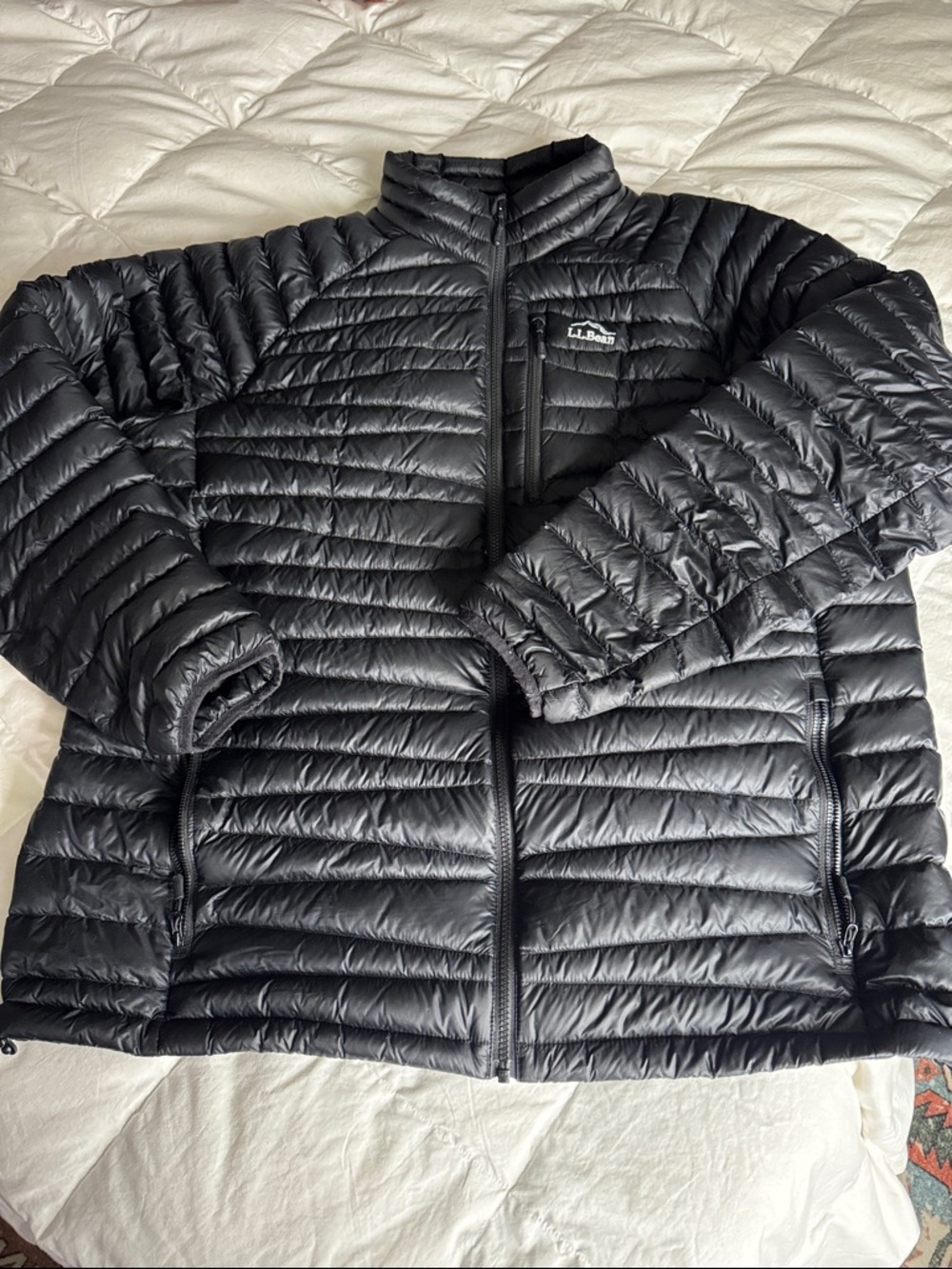 LLBean light weight puffer coat